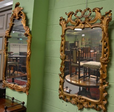 Lot 1226 - Two ornate gilt wall mirrors