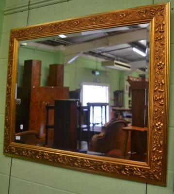 Lot 1333 - A large rectangular mirror