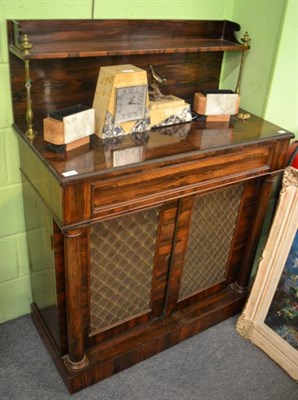 Lot 1341 - A Regency rosewood chiffonier