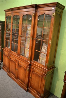 Lot 1342 - An oak Bevan & Funnell glazed bookcase