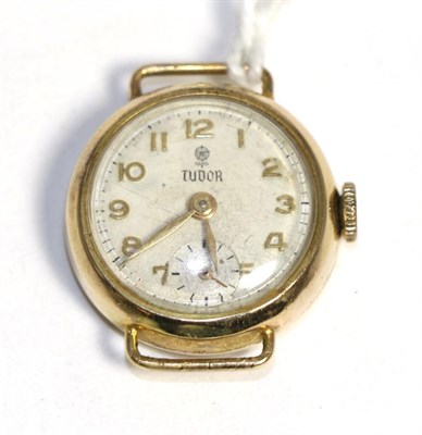 Lot 42 - A lady's 9ct gold Tudor wristwatch
