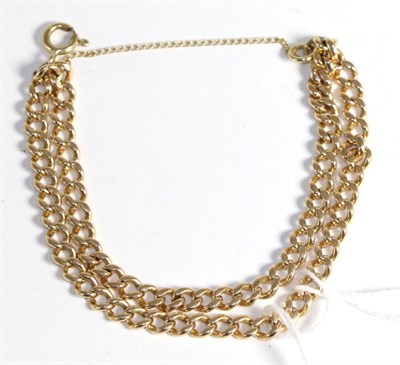 Lot 89 - A 9ct gold bracelet