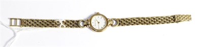 Lot 107 - A 9ct gold Bueche Girod wristwatch