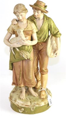 Lot 198 - A Royal Dux figure group