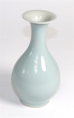 Lot 240 - A Chinese pale blue bottle vase