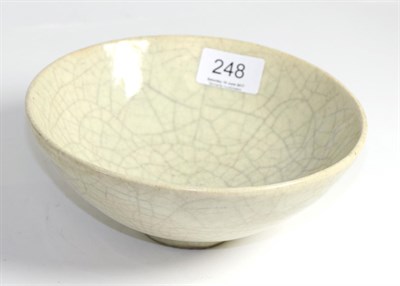 Lot 248 - A Chinese crackleware bowl