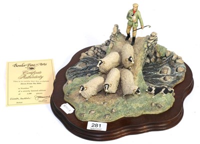 Lot 281 - Border Fine Art, ";Down From The Hills"; and certificate