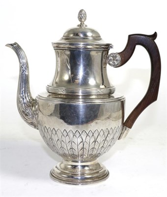 Lot 285 - A French silver 950 standard coffee pot, approx 21ozt