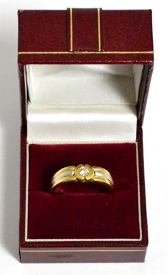 Lot 297 - A diamond solitaire ring, 0.15 carat approximately, finger size V1/2