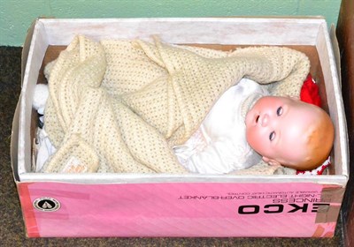 Lot 374 - An Armand Marseille bisque head doll