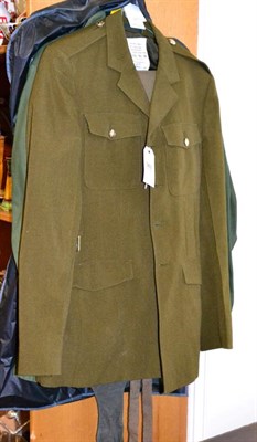 Lot 383 - Group of military uniforms, including a Royal Engineers no.2 dress tunic, a pair of breeches, a...