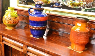 Lot 470 - Three German vases