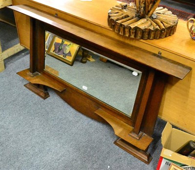Lot 1099 - An Arts & Crafts over mantel mirror in the manner of Shapland & Petter