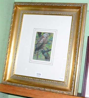 Lot 1174 - Joel Kirk, Study of a kite, pastel, signed lower left