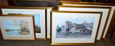 Lot 1184 - Ceasar Smith, three limited edition prints; two further after Eric Sturgeon and one other of...