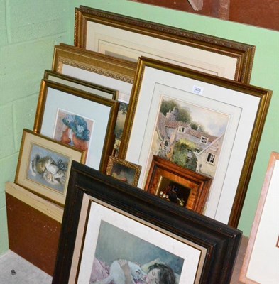 Lot 1206 - After Ronald Mosley, pair of limited edition prints; a watercolour by Christopher Hughes;...