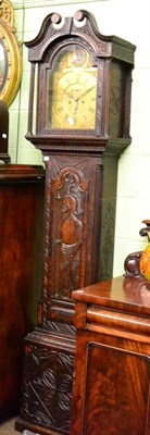 Lot 1217 - An 18th century longcase clock, Tobias Fletcher, Barnsley