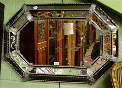Lot 1228 - A Venetian wall mirror