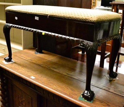 Lot 1329 - A piano stool