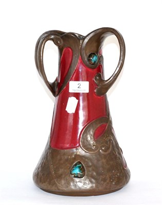 Lot 2 - Bretby pottery Art Nouveau style vase