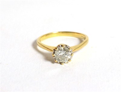 Lot 71 - An 18 carat gold diamond solitaire ring, estimated diamond weight 1.00 carat approximately