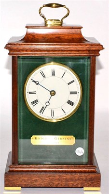 Lot 142 - An Edwardian style mantel timepiece, Knight & Gibbins, London