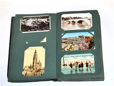 Lot 156 - Album containing approximately 250 early 20th century postcards