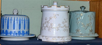 Lot 266 - Three stilton cheese dishes