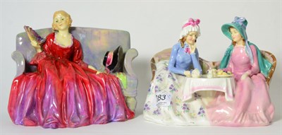 Lot 283 - Two Royal Doulton figures ";Sweet and Twenty"; and ";Afternoon Tea"; (2)