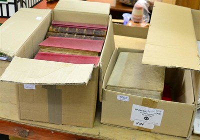 Lot 1003 - A small quantity of books including bibliography and Debrett's (2 boxes)