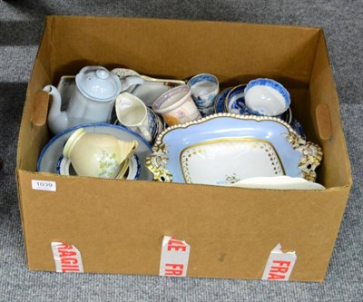 Lot 1039 - An assortment of English 19/20th century pottery and porcelain (a.f.) (qty)