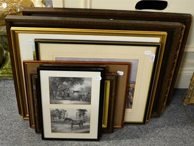 Lot 1064 - A group of prints, mostly relating to country pursuits including John King 'Otter hounds' signed in