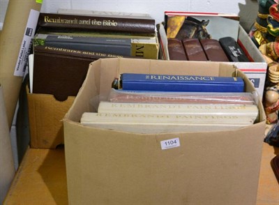 Lot 1104 - A quantity of art reference books (3 boxes)