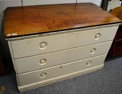 Lot 1142 - Victorian painted chest