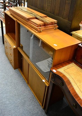 Lot 1214 - A 1970s teak ladderax unit