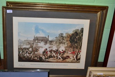 Lot 1298 - After Dennis Dighton (1792 - 1827), A set of three Waterloo prints, limited editions, published...