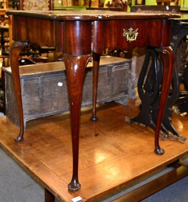 Lot 1348 - Reproduction side table fitted with one drawer