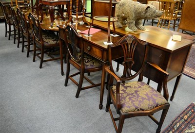 Lot 1357 - A set of twelve dining chairs