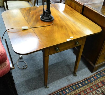 Lot 1373 - A mahogany pembroke table