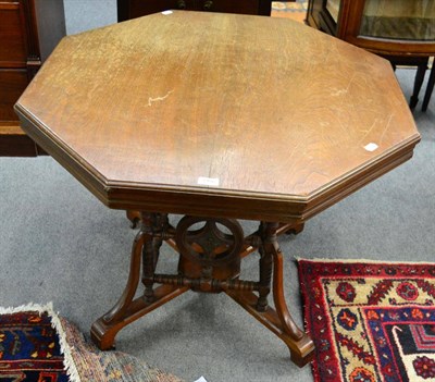 Lot 1406 - A 19th century mahogany plant table in the aesthetic taste