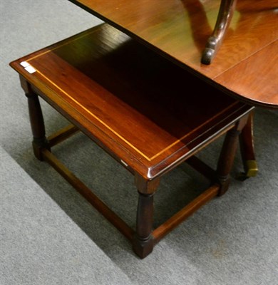 Lot 1442 - A reproduction coffee table