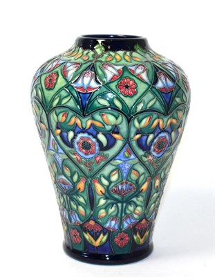 Lot 32 - A Moorcroft vase by Rachel Bishop, signed and dated 2003