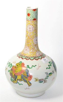 Lot 54 - A Chinese bottle vase