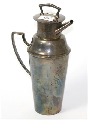 Lot 66 - An Asprey & Co silver plated cocktail shaker
