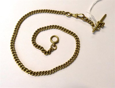 Lot 77 - An 18ct gold curb link chain