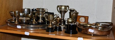 Lot 193 - A quantity of trophy cups etc