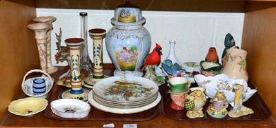 Lot 196 - Decorative ceramics including Beswick Beatrix Potter figures, Royal Doulton Toby jugs, Goebel,...