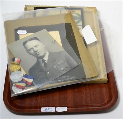 Lot 234 - Militaria relating to squadron leader Robert Kirk Broader