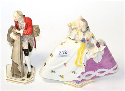 Lot 242 - Two Continental figures