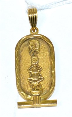 Lot 273 - An Egyptian pendant